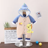 Baby Boy Girl Autumn Winter Extra Thick Plush Romper