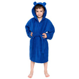 Kid Baby Boy Hooded Long-sleeved Bathrobes Pajamas