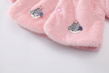 Kid Baby Girls Spring Autumn Imitation Fur Cape Coats Jackets