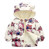 Kid Baby Girl Boy Winter Foreign Thick Cotton-padded Jacket Coats