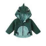 Baby Kid Boy Girl Plus Fleece Hooded Coats Top