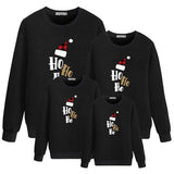 Family Matching Autumn Sweatshirt Round Neck Long Sleeve Shirts