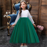 Kid Girl Lace Princess Long Show Dresses