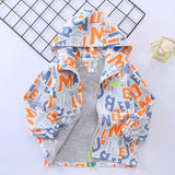 Kid Boys Spring Autumn Outdoor Blazer Trendy Trend Jacket Thin Coat