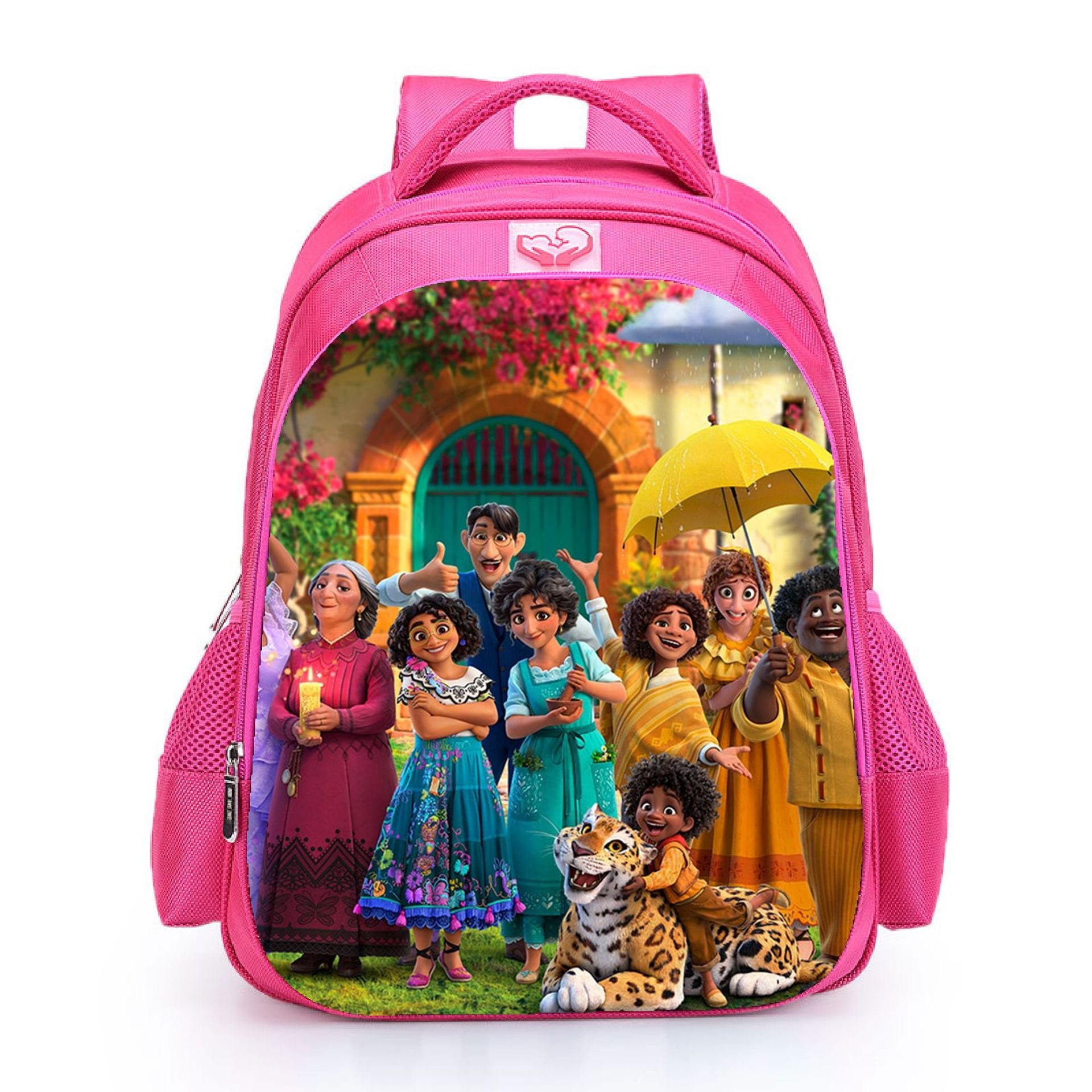 Girl Magic House Backpack Oxford  Pink Schoolbag Bags