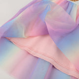 Kid Baby Girls Spring Unicorn Sequined Gauze Dresses