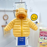 Kid Baby Boy Girl Bear Cotton Lightweight Cartoon Coat