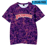 Kid Boy Backwoods Galaxy 3D Hoodies Pullover Short Sleeve Sweatshirt