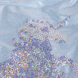 Kid Girl Sequin Embroidered Onepiece Unicorn Foil Swimsuit