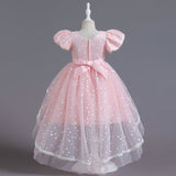 Kid Girl Tuxedo Flower Princess Lace Dress