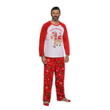 Family Christmas Parent-child Deer Print Pajamas