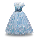 Kid Girl Princess New Frozen Esha Short Sleeve Esha Dresses