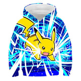 Children Kid Pikachu 3D Print Casual Hoodie