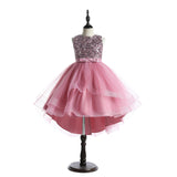 Kid Baby Girl Princess Summer Solid Princess Party Dresses