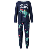 Family Parent-child Autumn Dinosaur Print Pajamas