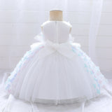 Kid Baby Girl Stereoscopic Flower Wedding Dresses