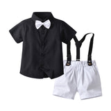 Kid Baby Boys Summer Short Sleeved Suit 2 Pcs Sets