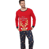 Family Christmas Deer Parent-child Print Pajamas Loungewear