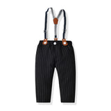 Baby Boy Suit Halter Suit Triangle Formal 3 Pcs Sets