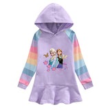 Kid Baby Girl Ice Long Sleeve Autumn Casual Dresses