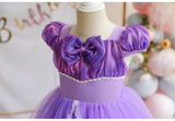 Kid Baby Girl Princess Sophia Sleeping Beauty Birthday Dresses