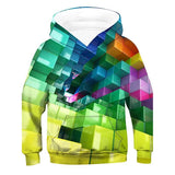 Kids 3D Visual Deception Digital Print Hoodie