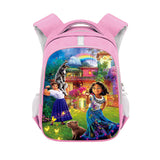 Magic Full House Backpack Polyester Girl Pink Schoolbag