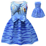 Kid Girl Character Movie Avatar Costume Party Dress