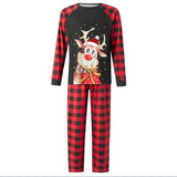 Family Parent-child Autumn Winter Print Christmas Pajama Set