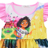 Kid Baby Girl Fly Sleeve Magic House Full Mirabel Dresses