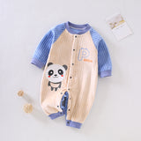 Baby Boy Girl Autumn Winter Bodysuit Plus Fleece Plus Thick Romper