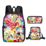 Kid Dragon Ball Schoolbag Multi-size Backpack Schoolbag 3 Pieces/Lot