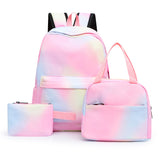 Girl Star Graffiti Printing Backpack Bags 3 Pcs Sets