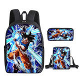 Kid Dragon Ball Schoolbag Multi-size Backpack Schoolbag 3 Pieces/Lot