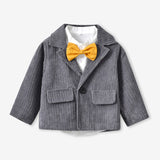 Kid Baby Boys Gentlemen New Autumn Suit 2 Pcs Sets