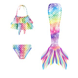 Kid Girl Mermaid Tail Spring Swimsuit