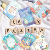 Easter Card Creative Kid Birthday Card with Envelope Sticker