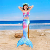 Kid Girl Mermaid Tail Spring Swimsuit