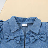 Baby Girls Fashion Suspender Suit 2 Pcs Suits Set