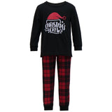 Family Plaid Cotton Parent-child Christmas Home Pajama Set