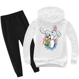 Kid Boy Girl Easter Bunny Cartoon Sets 2 Pcs