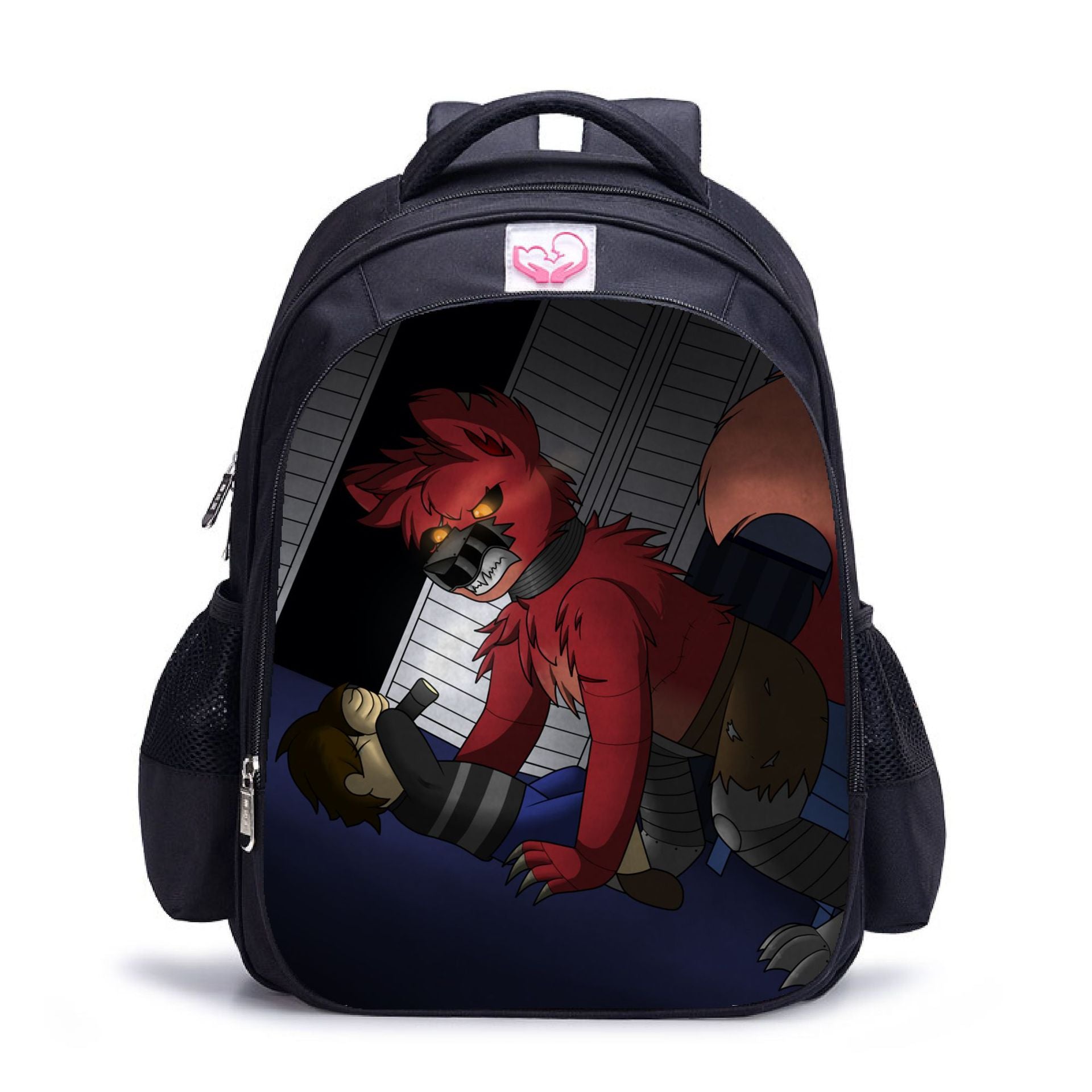 Sundrop Fnaf Backpack Student Schoolbag Three Sizes Bags