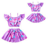 Kid Baby Girl Swimsuit Holiday Summer Beach Isabela Suit 2 Pcs