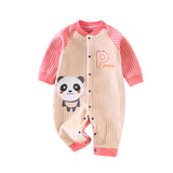 Baby Boy Girl Autumn Winter Bodysuit Plus Fleece Plus Thick Romper