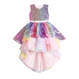 Kid Girl Tuxedo Princess Pink Performance Dress