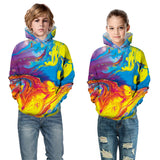 Kid Boy Girl Long Sleeve Fashion Fall 3D Digital Printing Hoodie