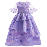 Kid Girls Magic House Full Roleplaying Contrast Design Dresses