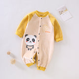 Baby Boy Girl Autumn Winter Bodysuit Plus Fleece Plus Thick Romper