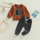 Kid Baby Print Pocket 2 Pcs Sets Suit