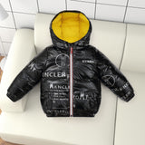 Kid Baby Boy Girl Down Jacket Silver Walk-in Space Extra Thick Coat